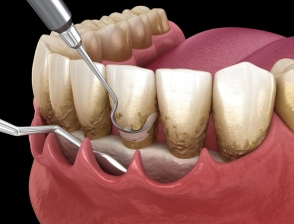 Điều Trị Nha Chu + Cắt Nướu Dời Xương Ố